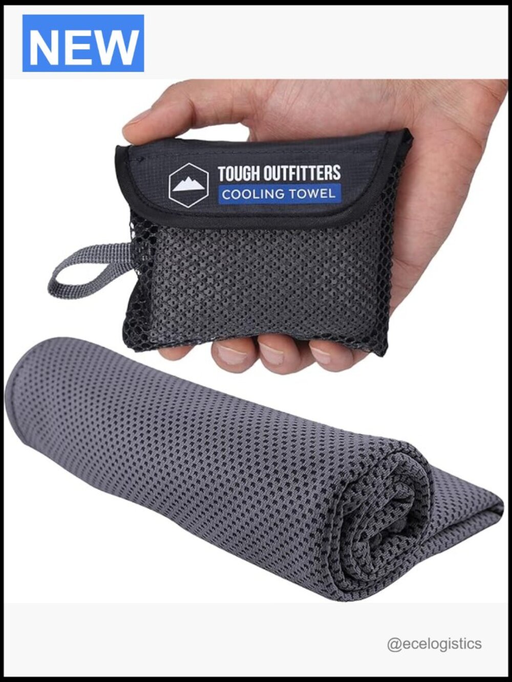 Instant Cooling Towel for Neck - Yoga Gym Sports Hot Weather - Reusable